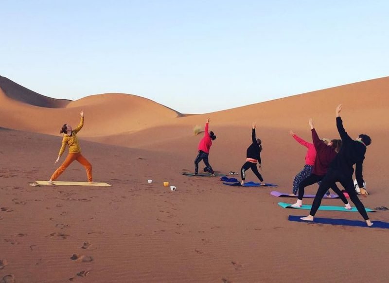 yoga retreat in merzouga